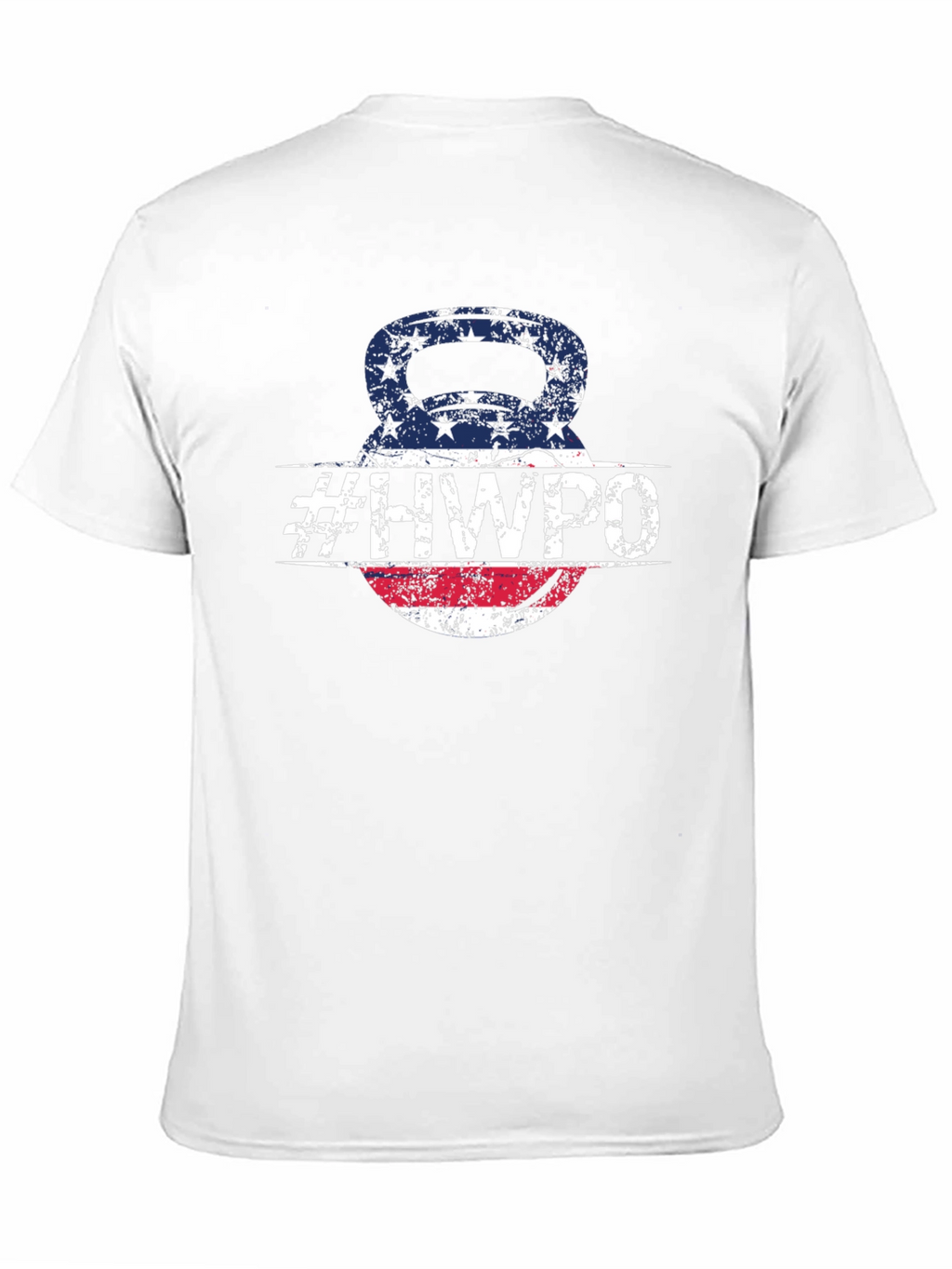 HWPO Kettlebell American Flag T-Shirt