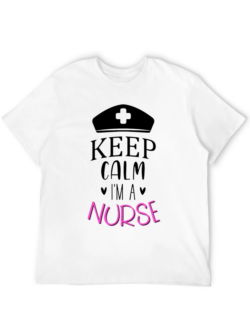 Keep Calm Im A Nurse Black T-Shirt