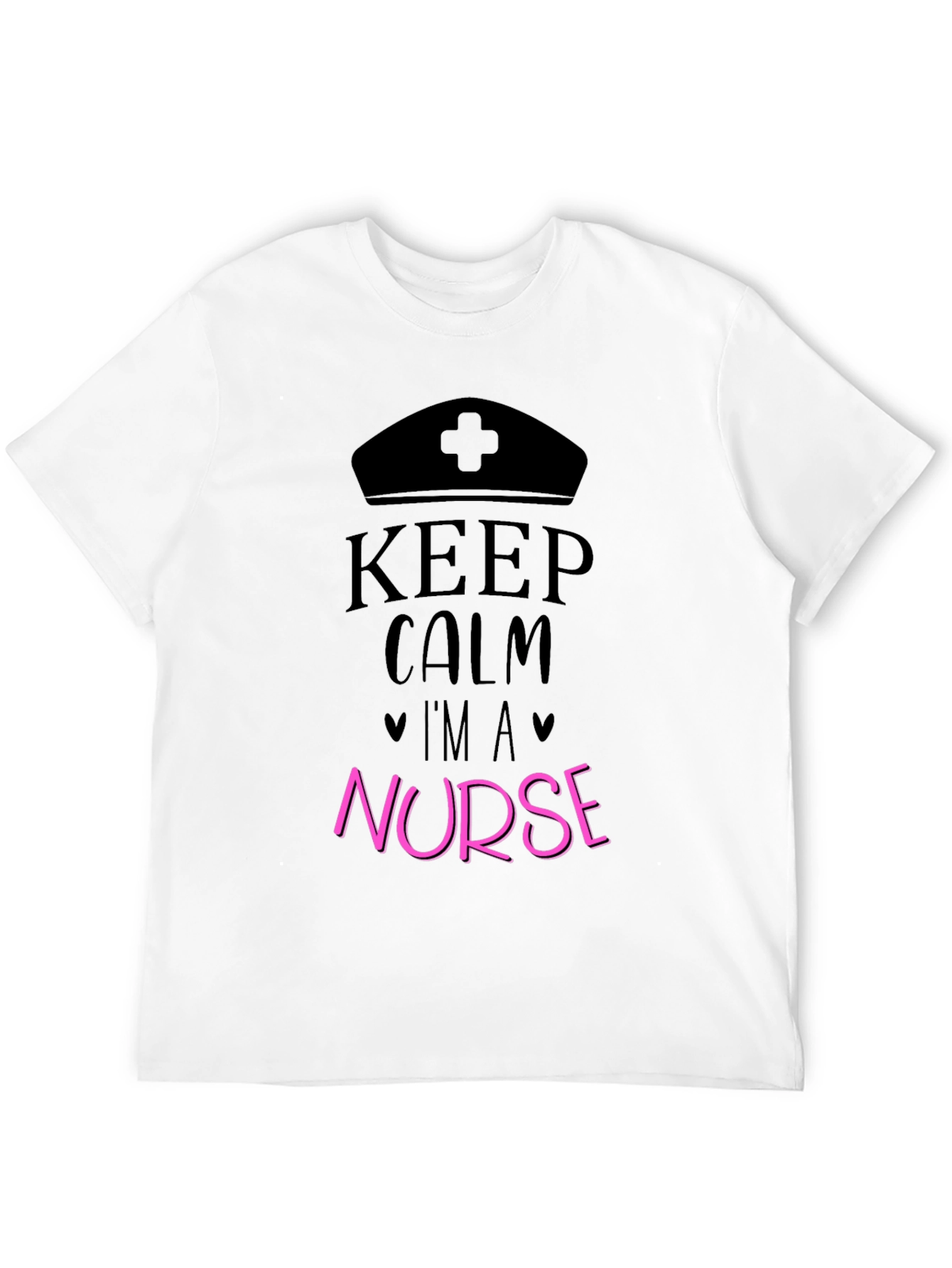 Keep Calm Im A Nurse Black T-Shirt