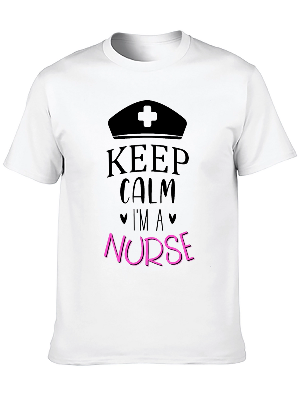 Keep Calm Im A Nurse Black T-Shirt