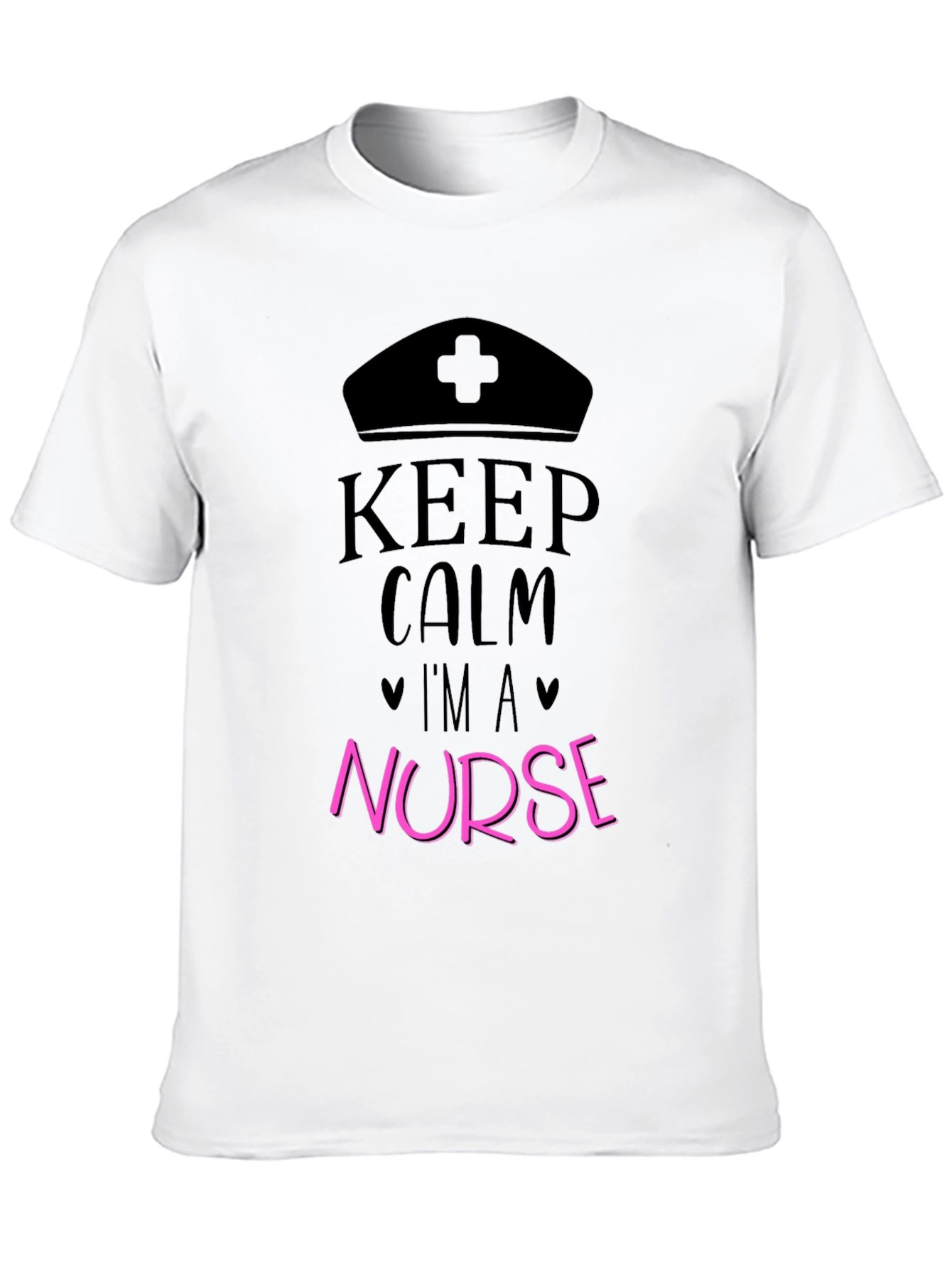 Keep Calm Im A Nurse Black T-Shirt