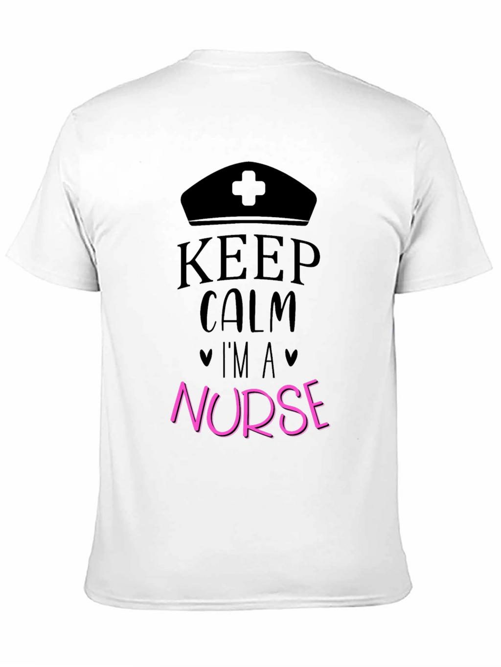 Keep Calm Im A Nurse Black T-Shirt