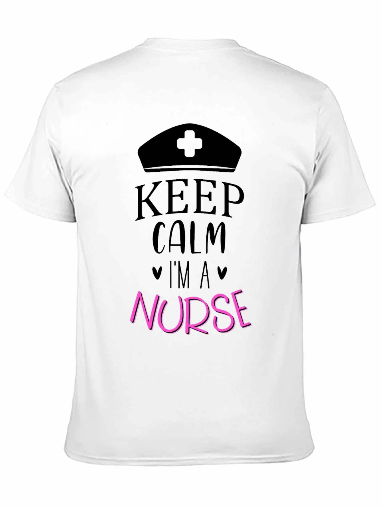 Keep Calm Im A Nurse Black T-Shirt