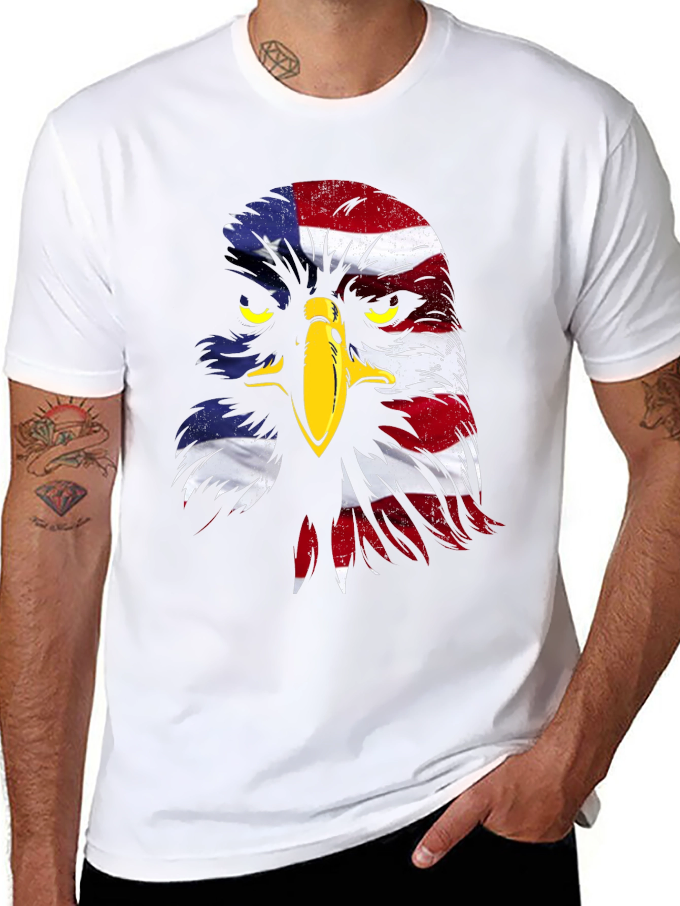 American Eagle Flag Patriotic T-Shirt