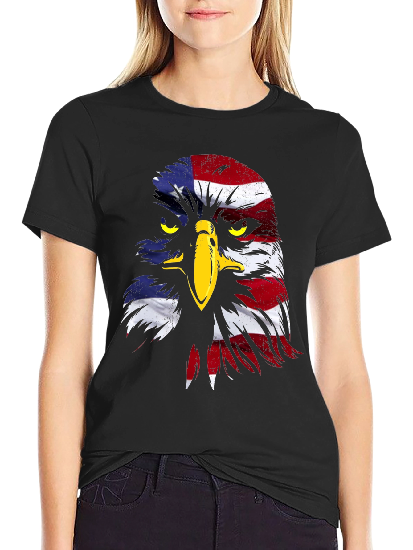 American Eagle Flag Patriotic T-Shirt