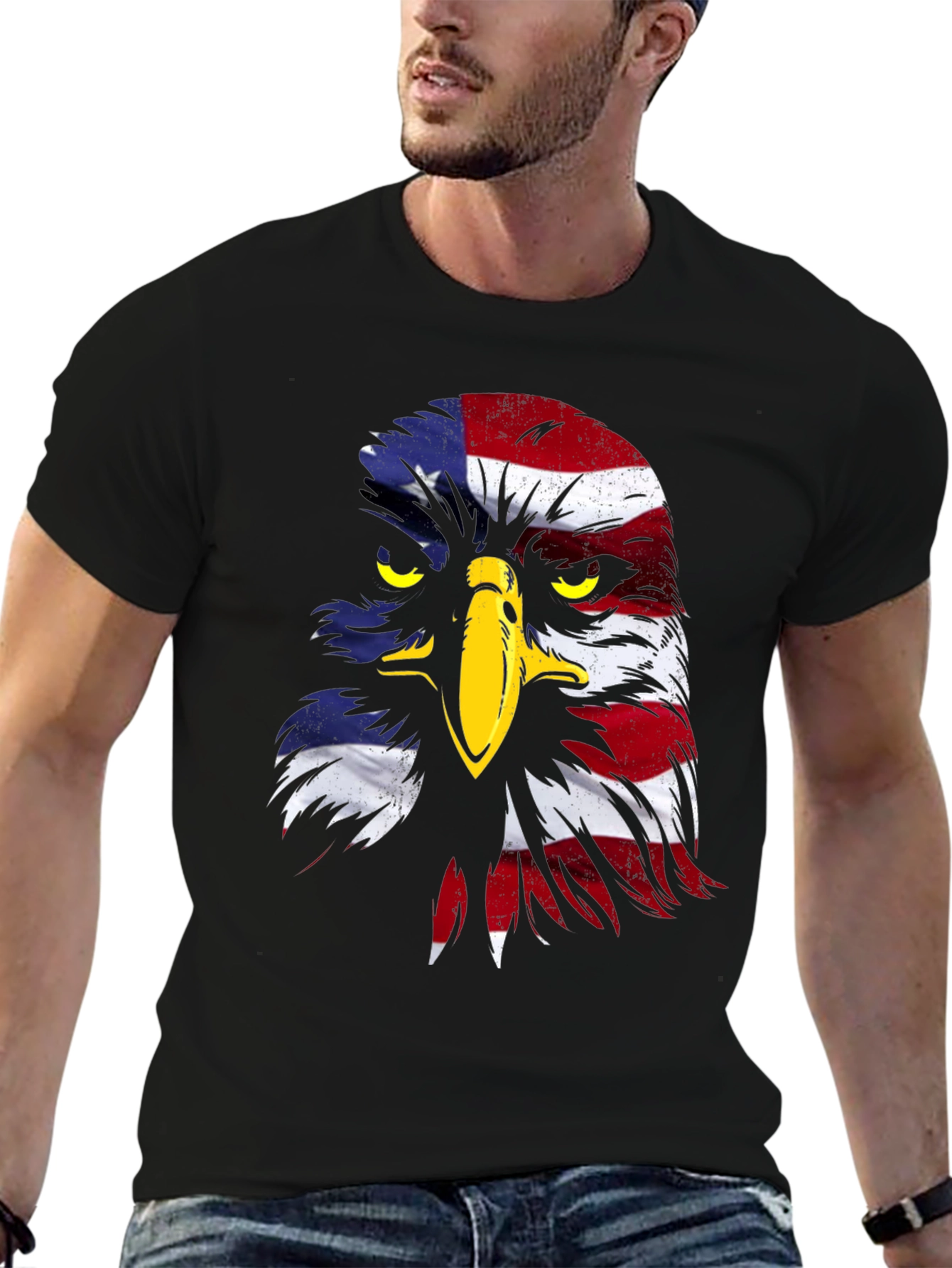 American Eagle Flag Patriotic T-Shirt