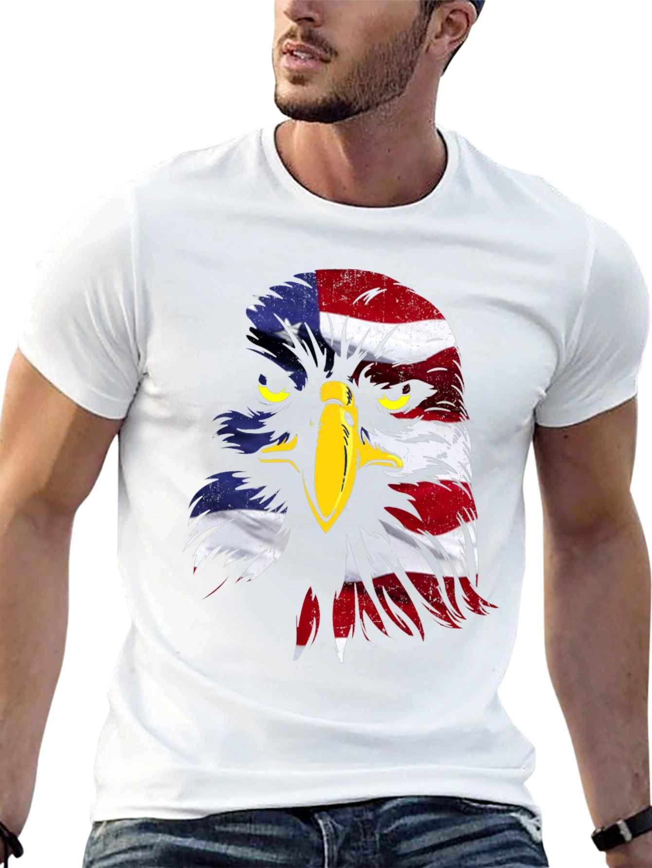 American Eagle Flag Patriotic T-Shirt