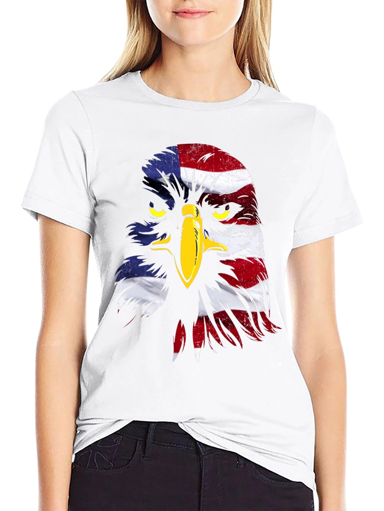 American Eagle Flag Patriotic T-Shirt