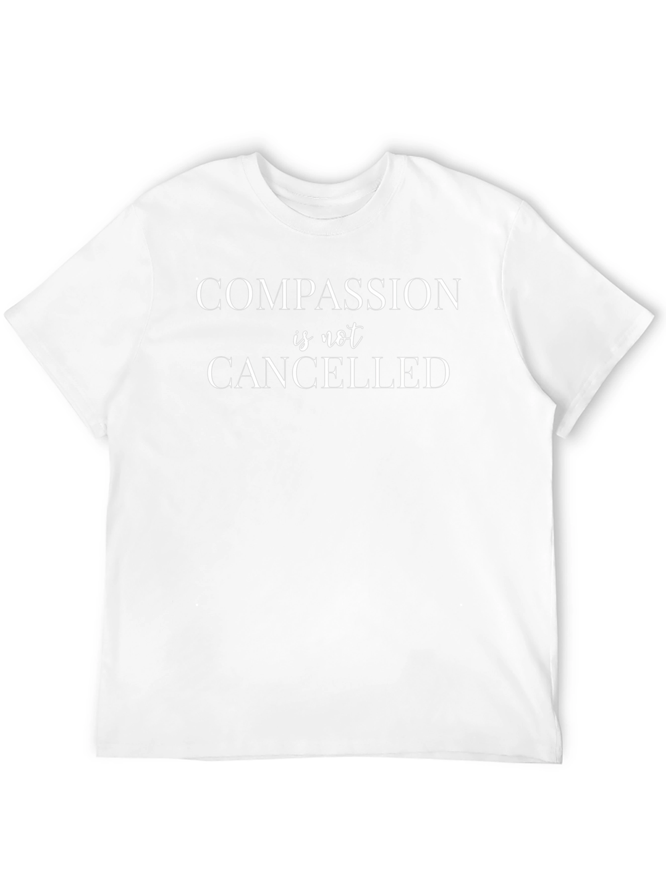 Compassion is Not Canceled Black T-Shirt