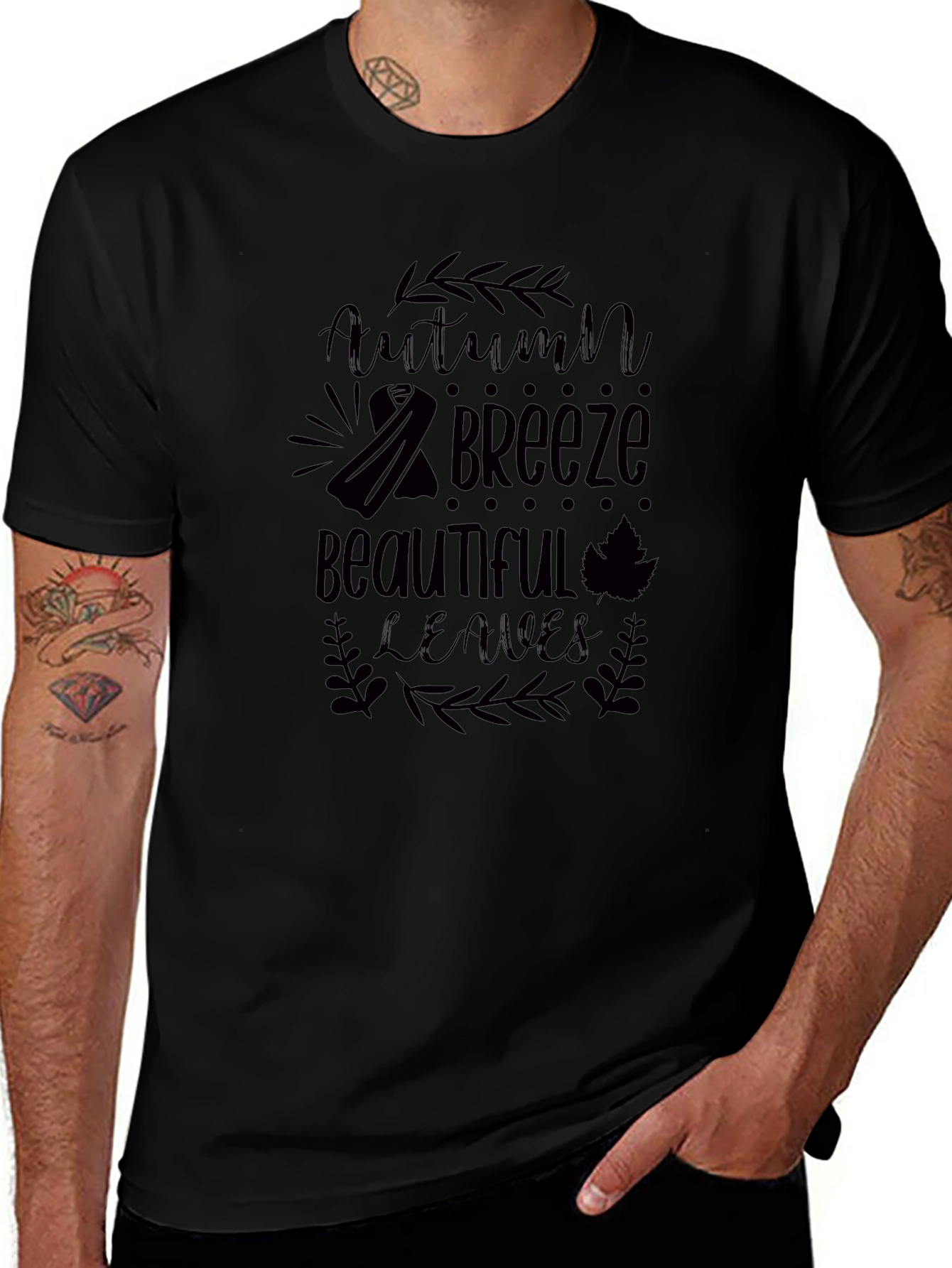 Autumn Breeze Graphic Tee - Stylish & Comfy
