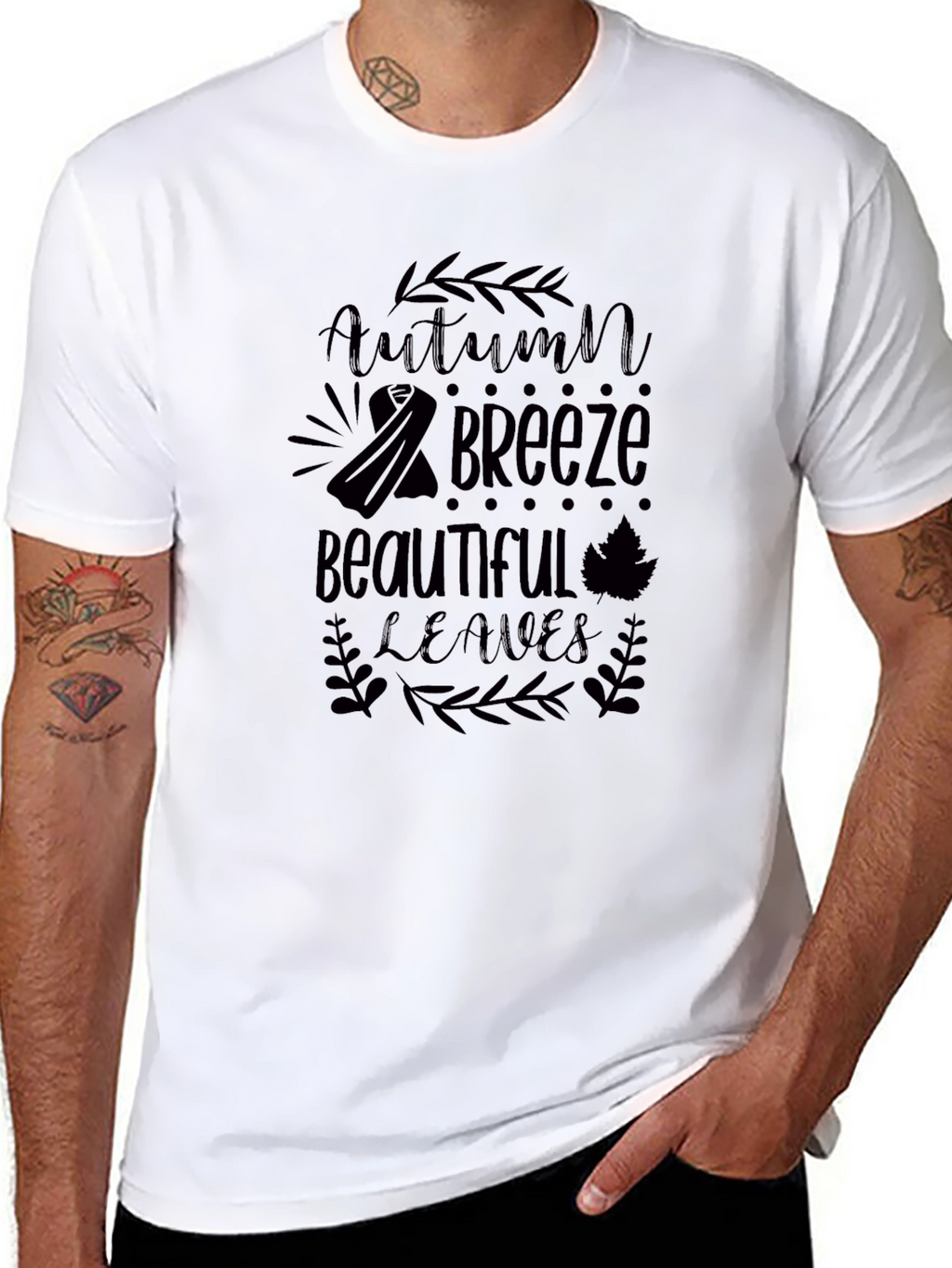 Autumn Breeze Graphic Tee - Stylish & Comfy