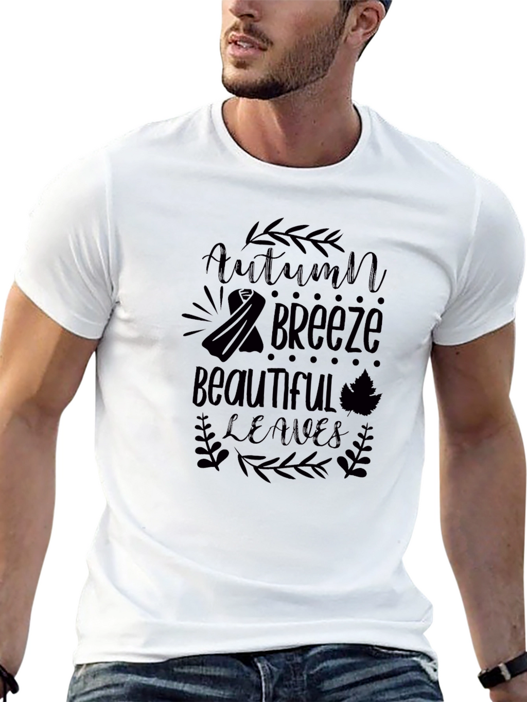 Autumn Breeze Graphic Tee - Stylish & Comfy