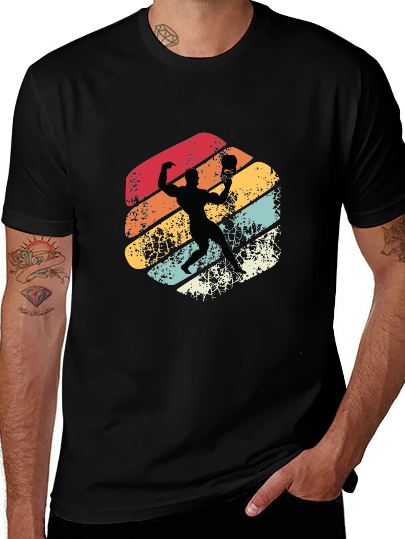 Retro Volleyball Player T-Shirt