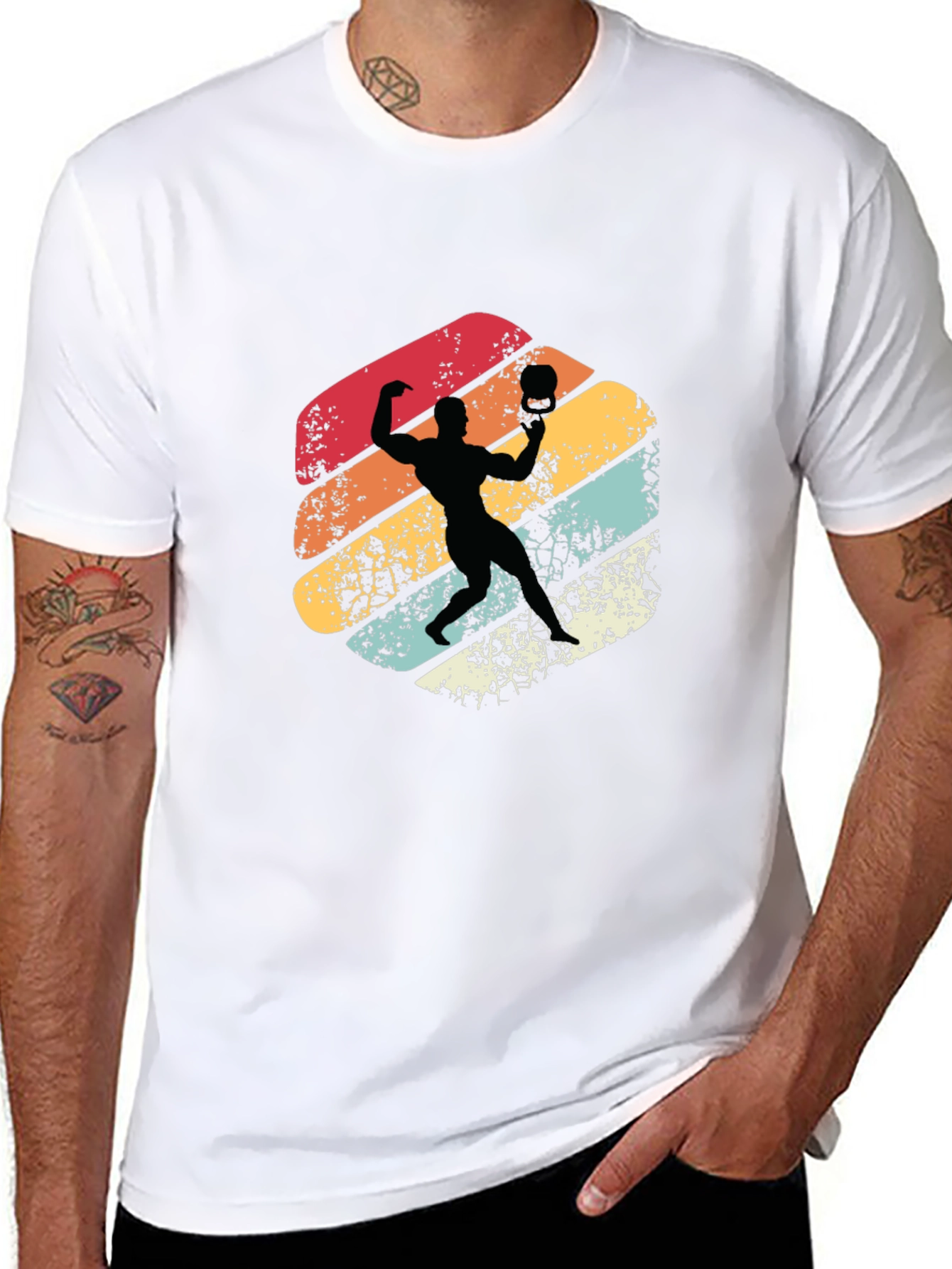 Retro Volleyball Player T-Shirt