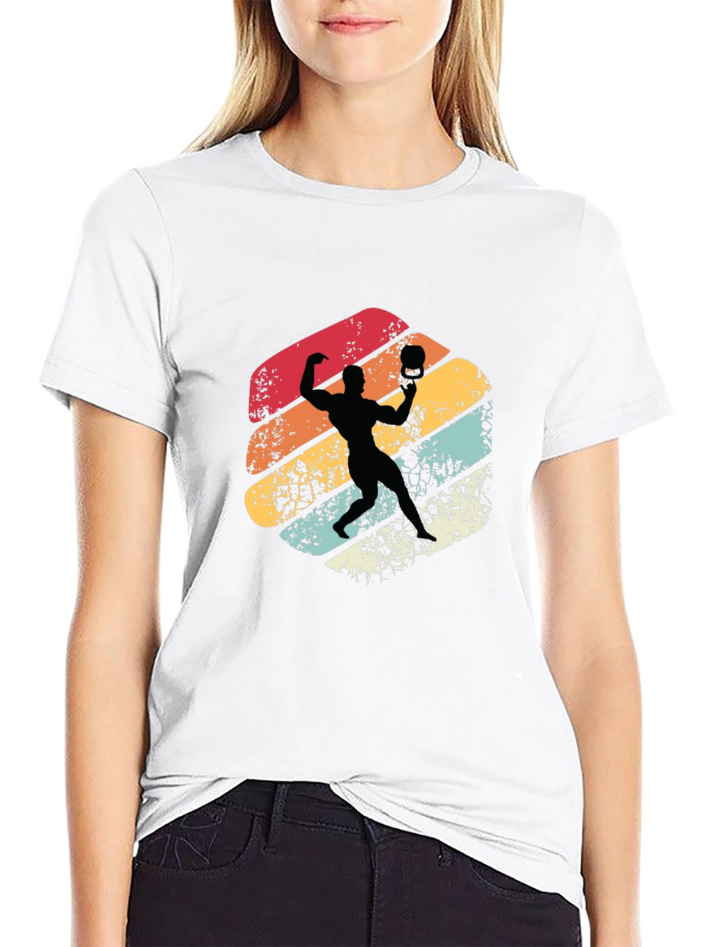 Retro Volleyball Player T-Shirt