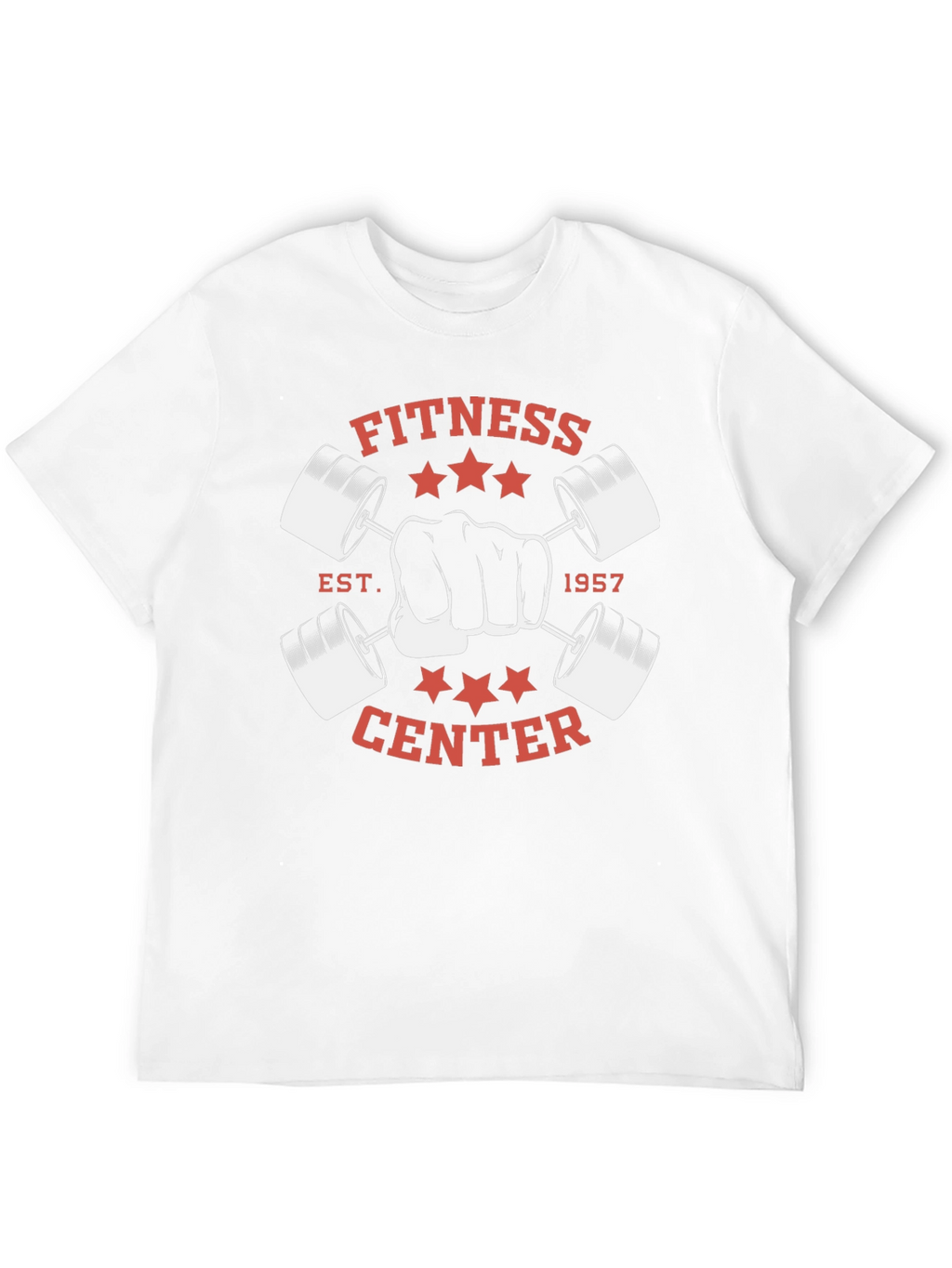 Fitness Center Black Graphic Tee - EST. 1957