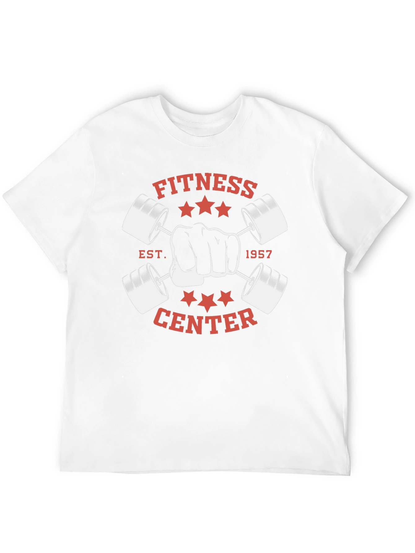 Fitness Center Black Graphic Tee - EST. 1957