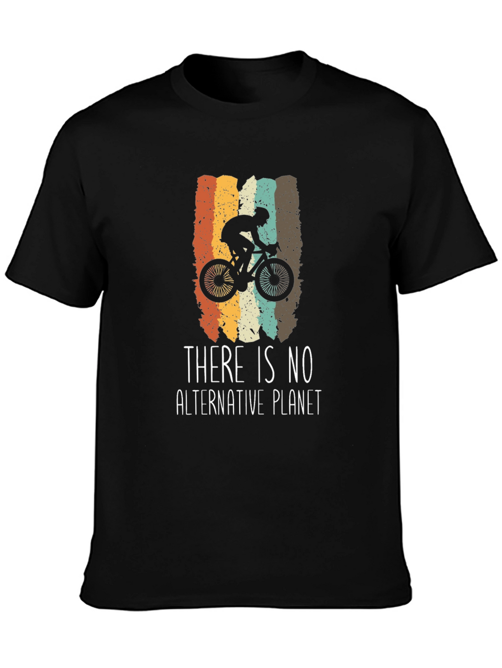 Eco-Friendly Cyclist T-Shirt: No Alternative Planet