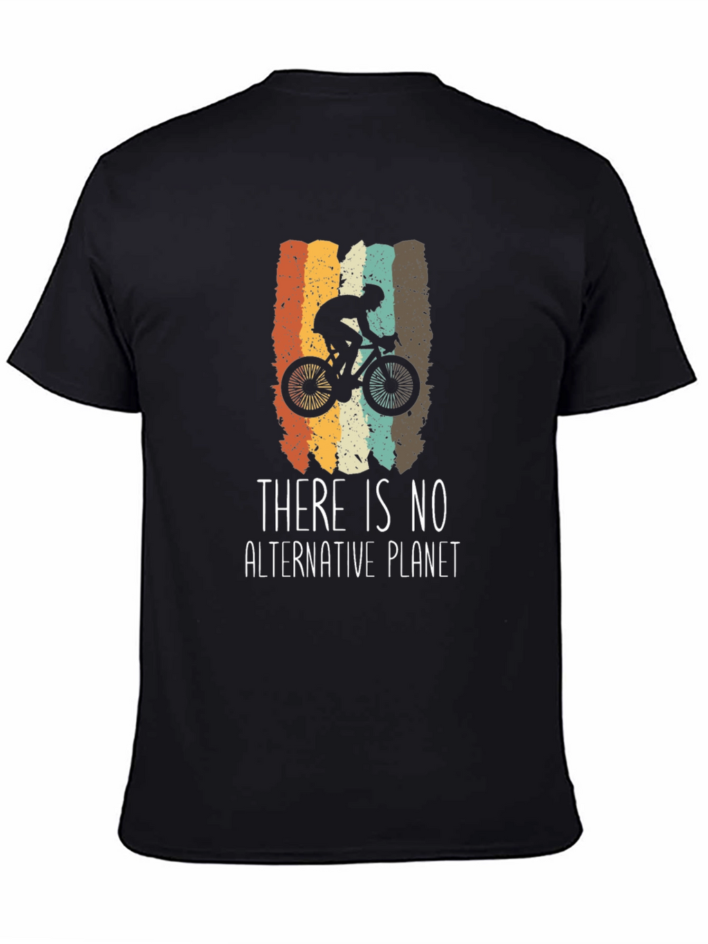 Eco-Friendly Cyclist T-Shirt: No Alternative Planet