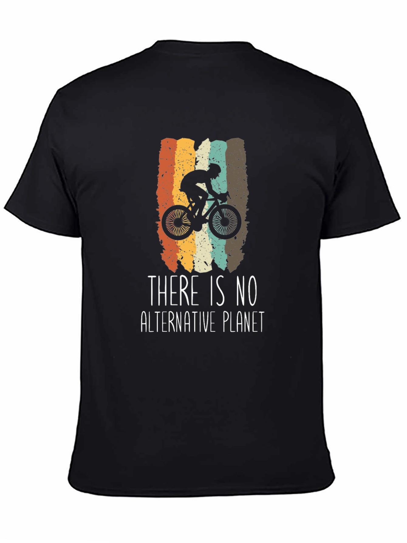 Eco-Friendly Cyclist T-Shirt: No Alternative Planet