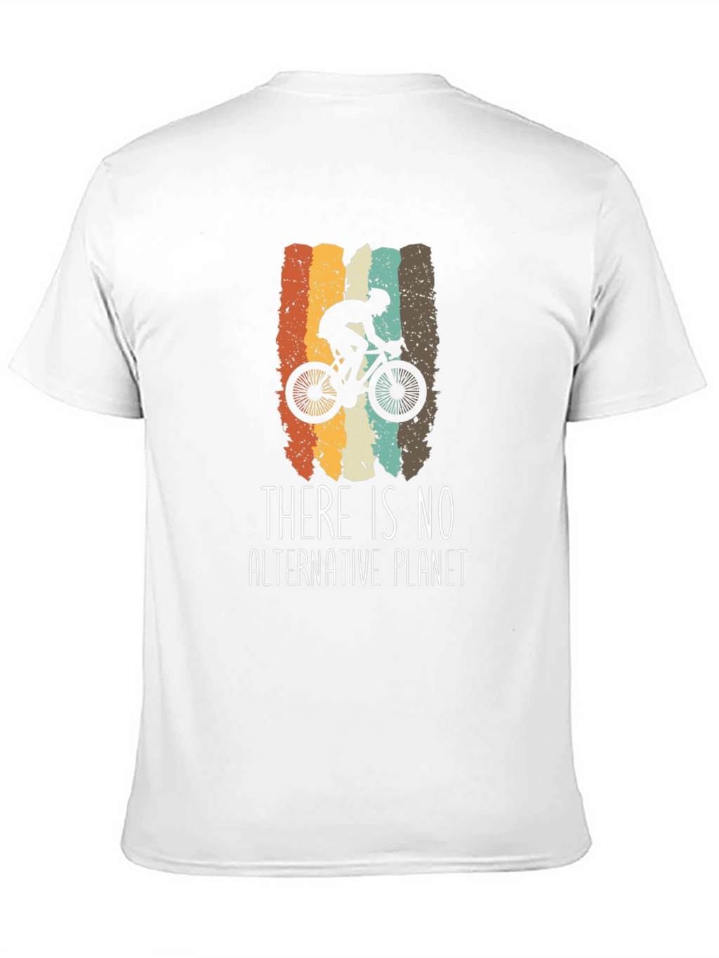 Eco-Friendly Cyclist T-Shirt: No Alternative Planet
