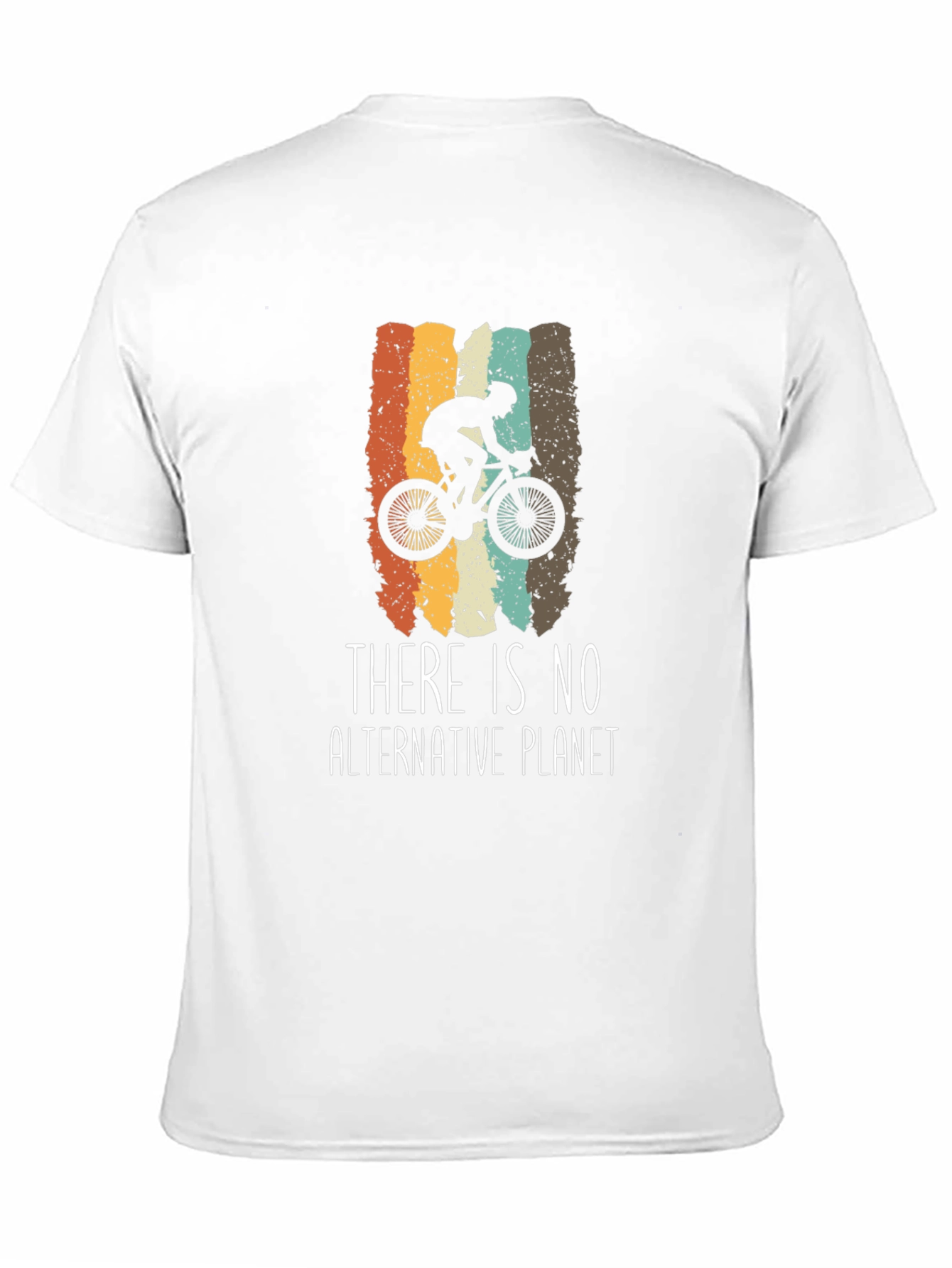 Eco-Friendly Cyclist T-Shirt: No Alternative Planet