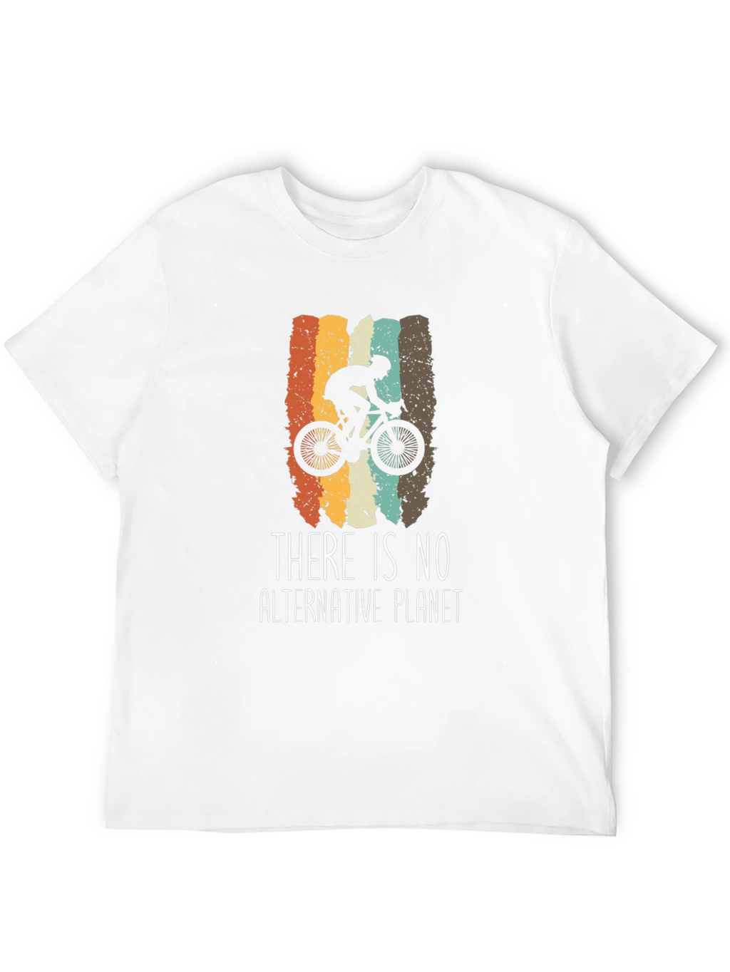 Eco-Friendly Cyclist T-Shirt: No Alternative Planet