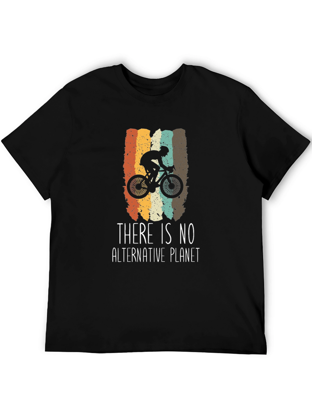 Eco-Friendly Cyclist T-Shirt: No Alternative Planet