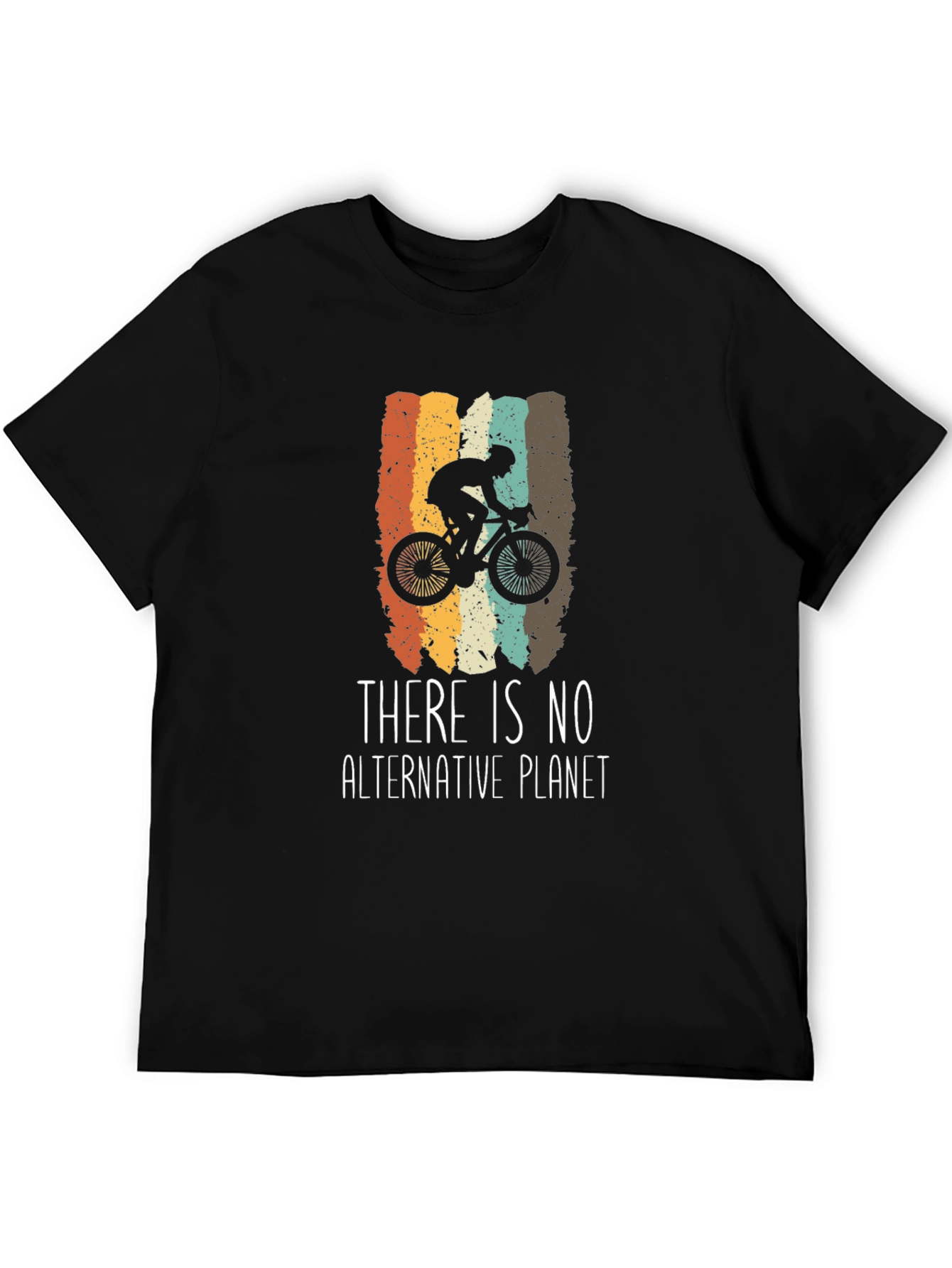 Eco-Friendly Cyclist T-Shirt: No Alternative Planet