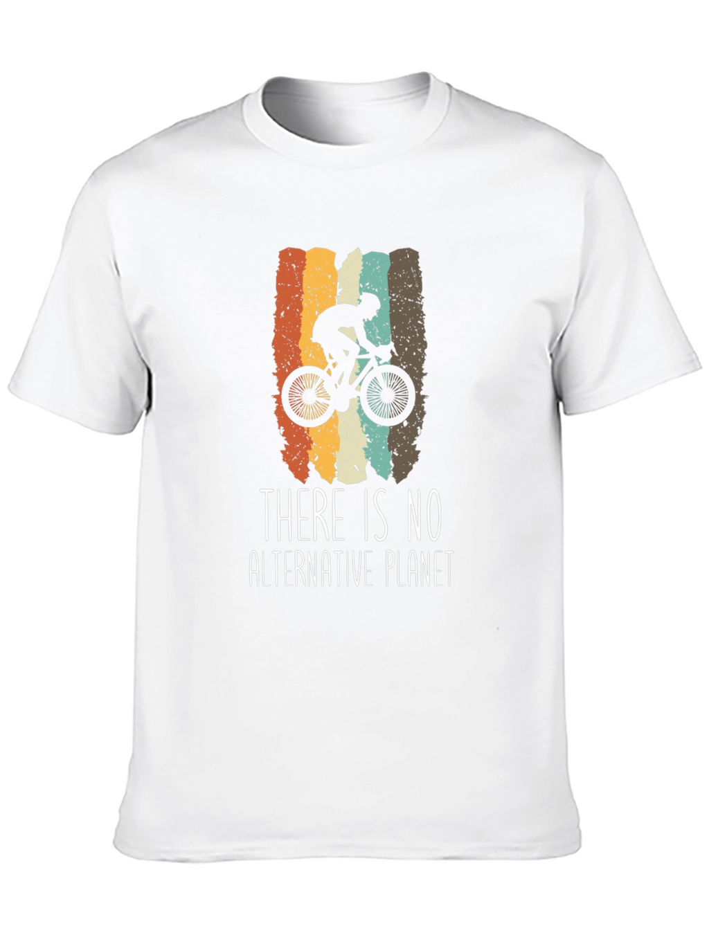 Eco-Friendly Cyclist T-Shirt: No Alternative Planet