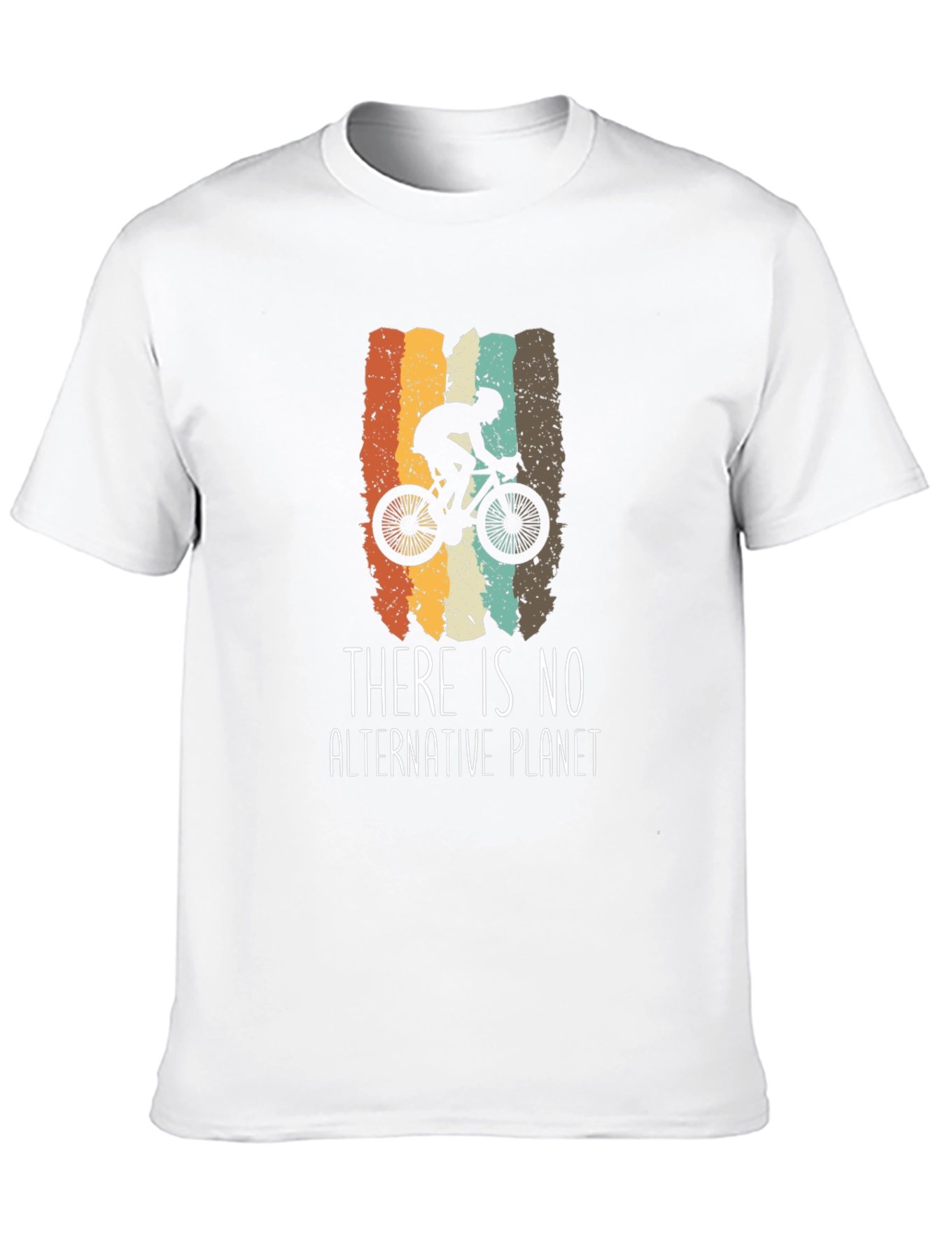 Eco-Friendly Cyclist T-Shirt: No Alternative Planet
