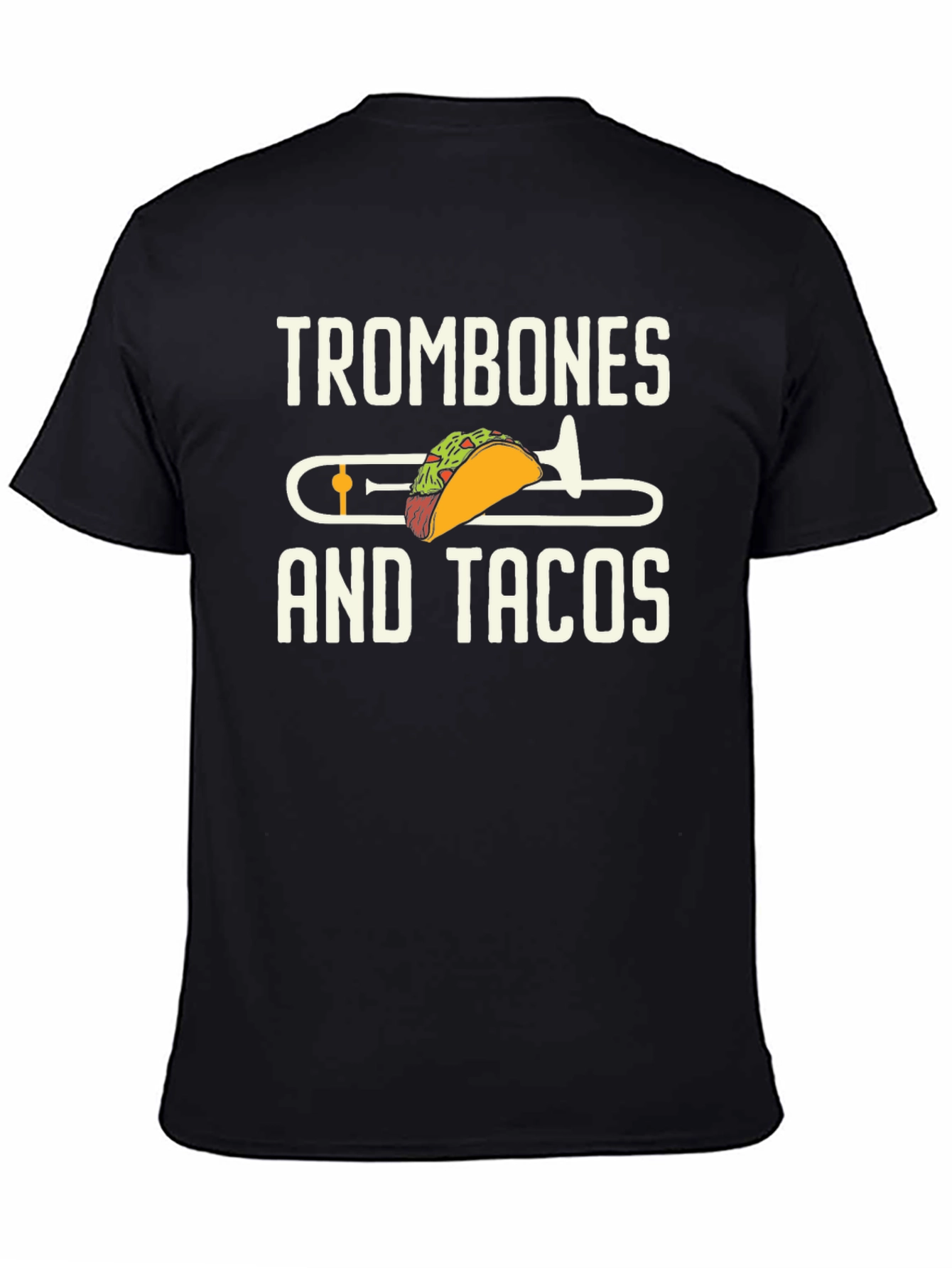 Trombones and Tacos Graphic T-Shirt