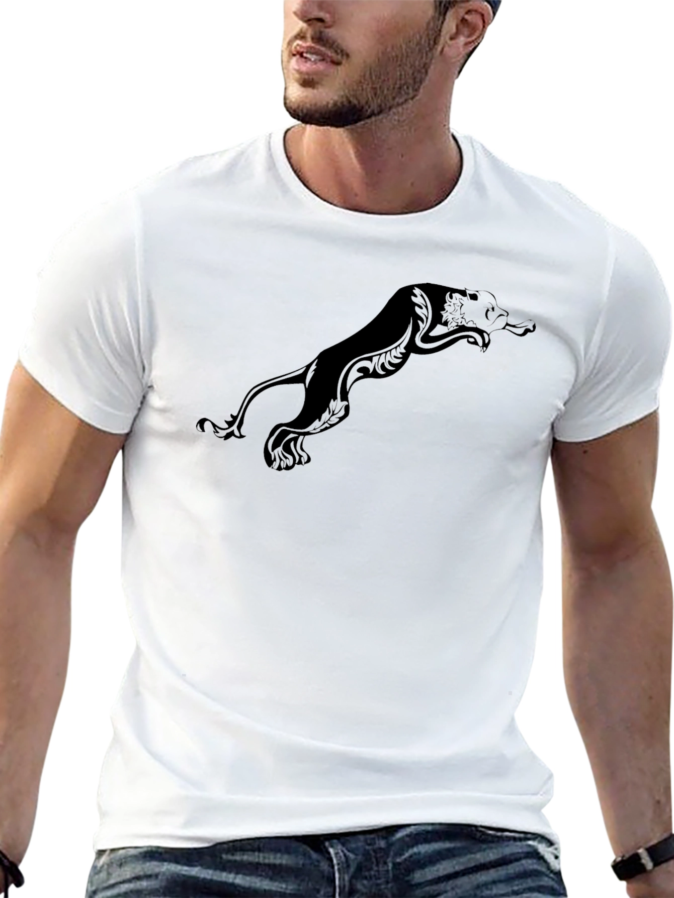 Black Panther Graphic Tee - Stylish Mens Casual T-Shirt