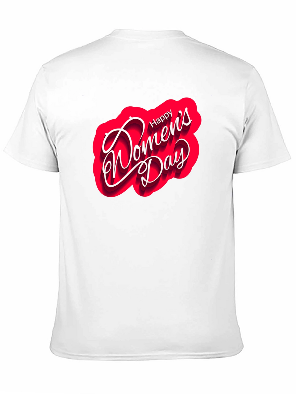 Happy Womens Day Black T-Shirt