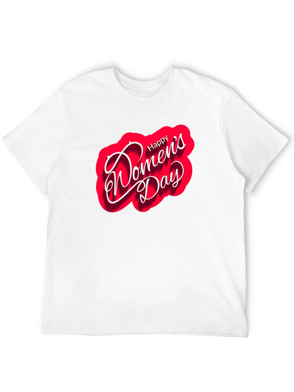 Happy Womens Day Black T-Shirt