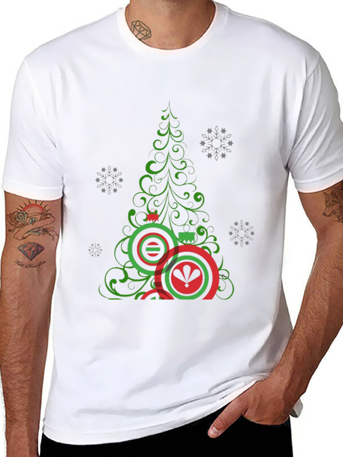 Festive Christmas Tree Ornament T-Shirt