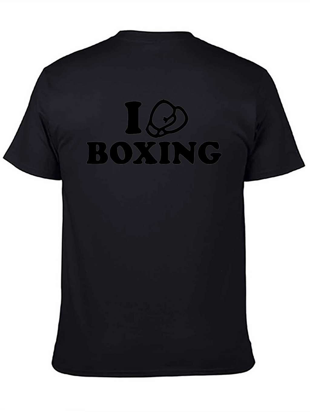 I Love Boxing Black T-Shirt