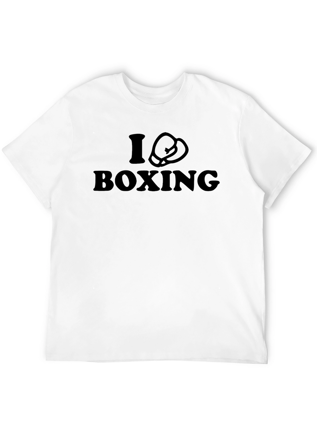 I Love Boxing Black T-Shirt