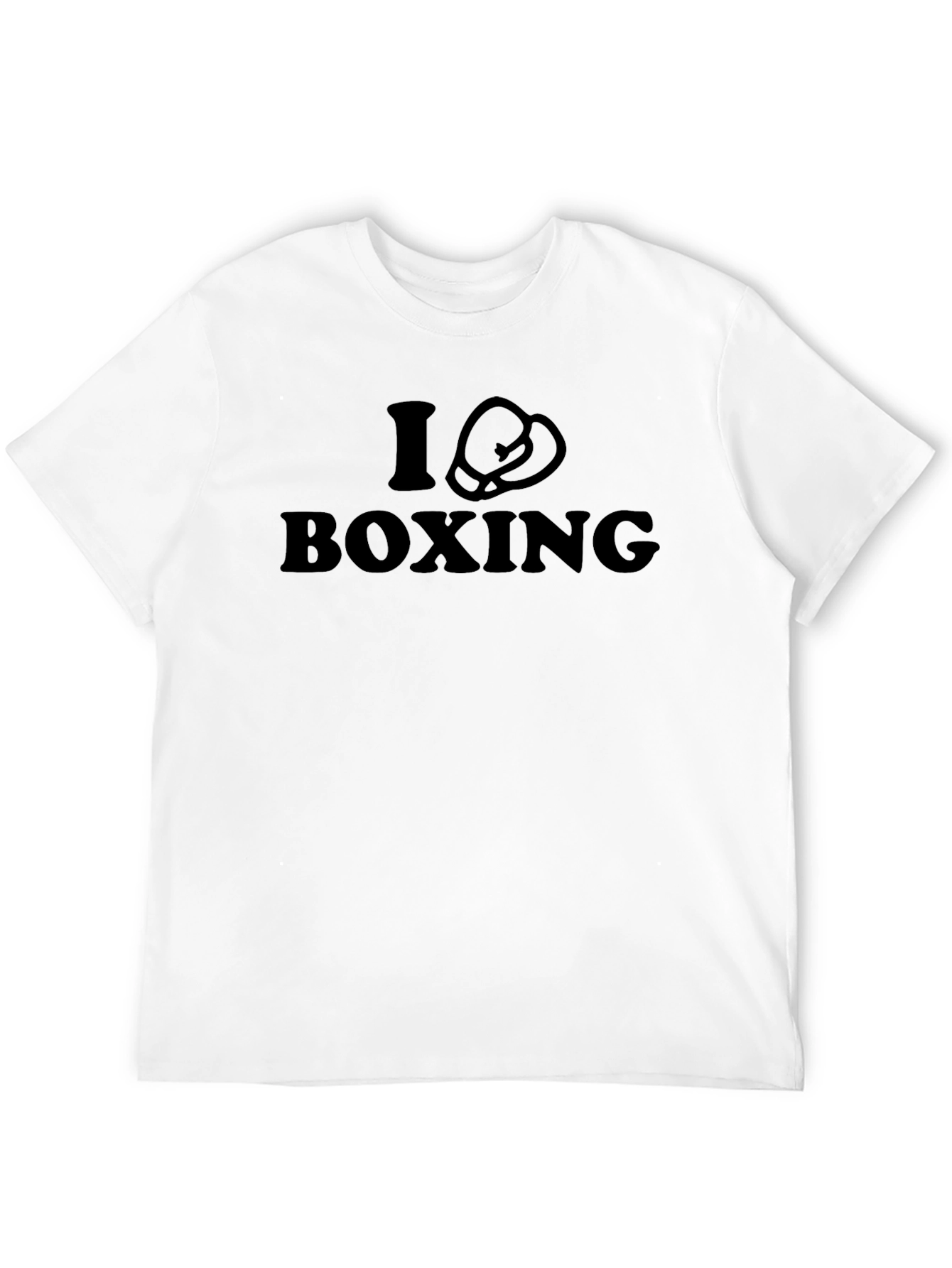 I Love Boxing Black T-Shirt