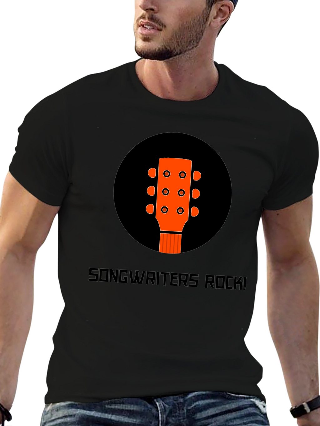 Songwriters Rock! Graphic Tee - Music Lover T-Shirt