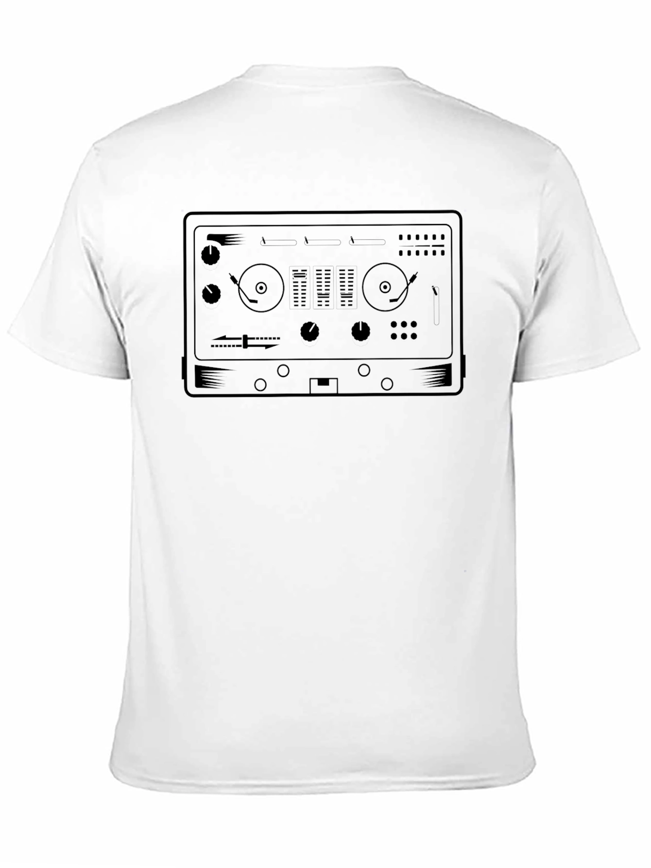 DJ Mixer Graphic Tee - Black