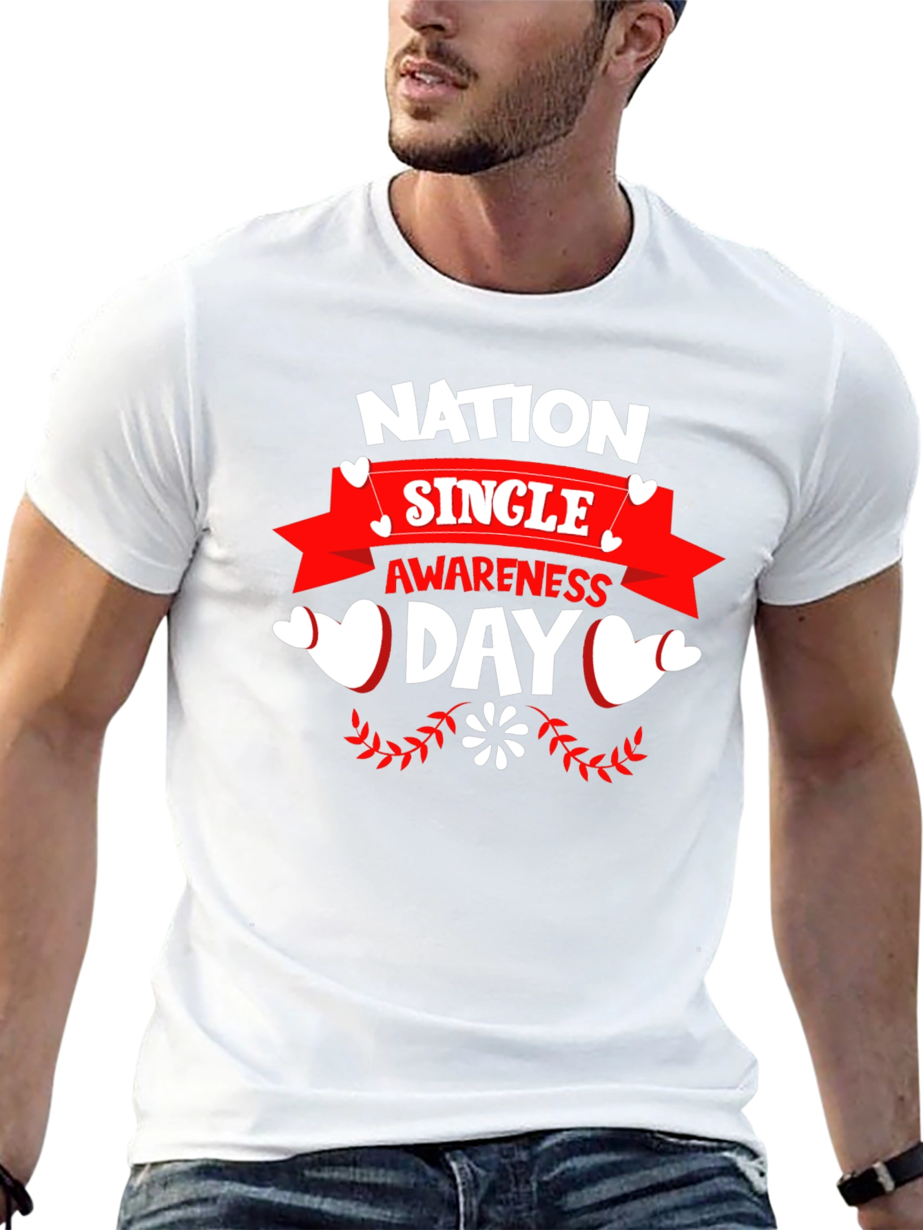 Nation Single Awareness Day Black T-Shirt