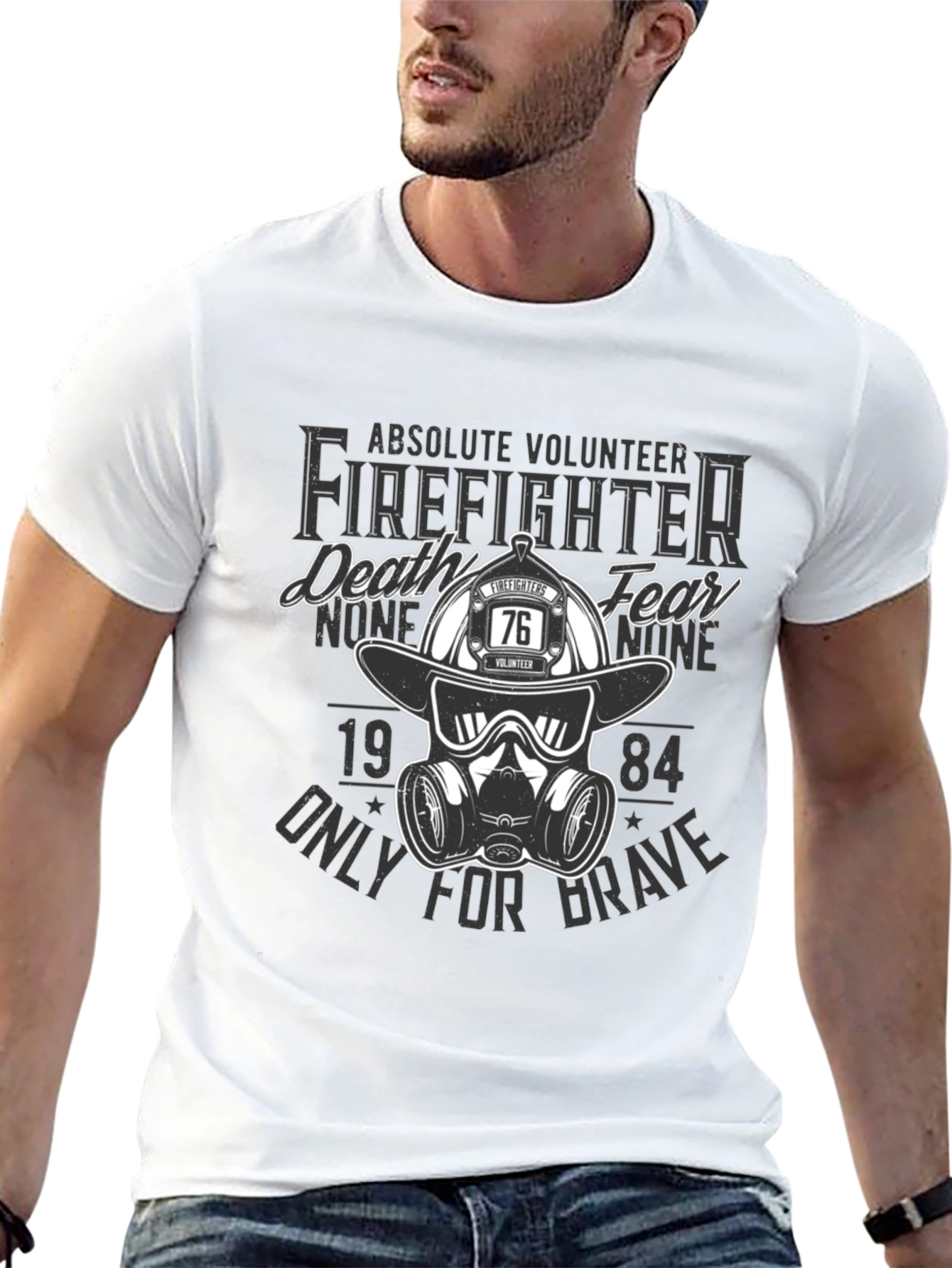 Volunteer Firefighter T-Shirt - Death None Fear