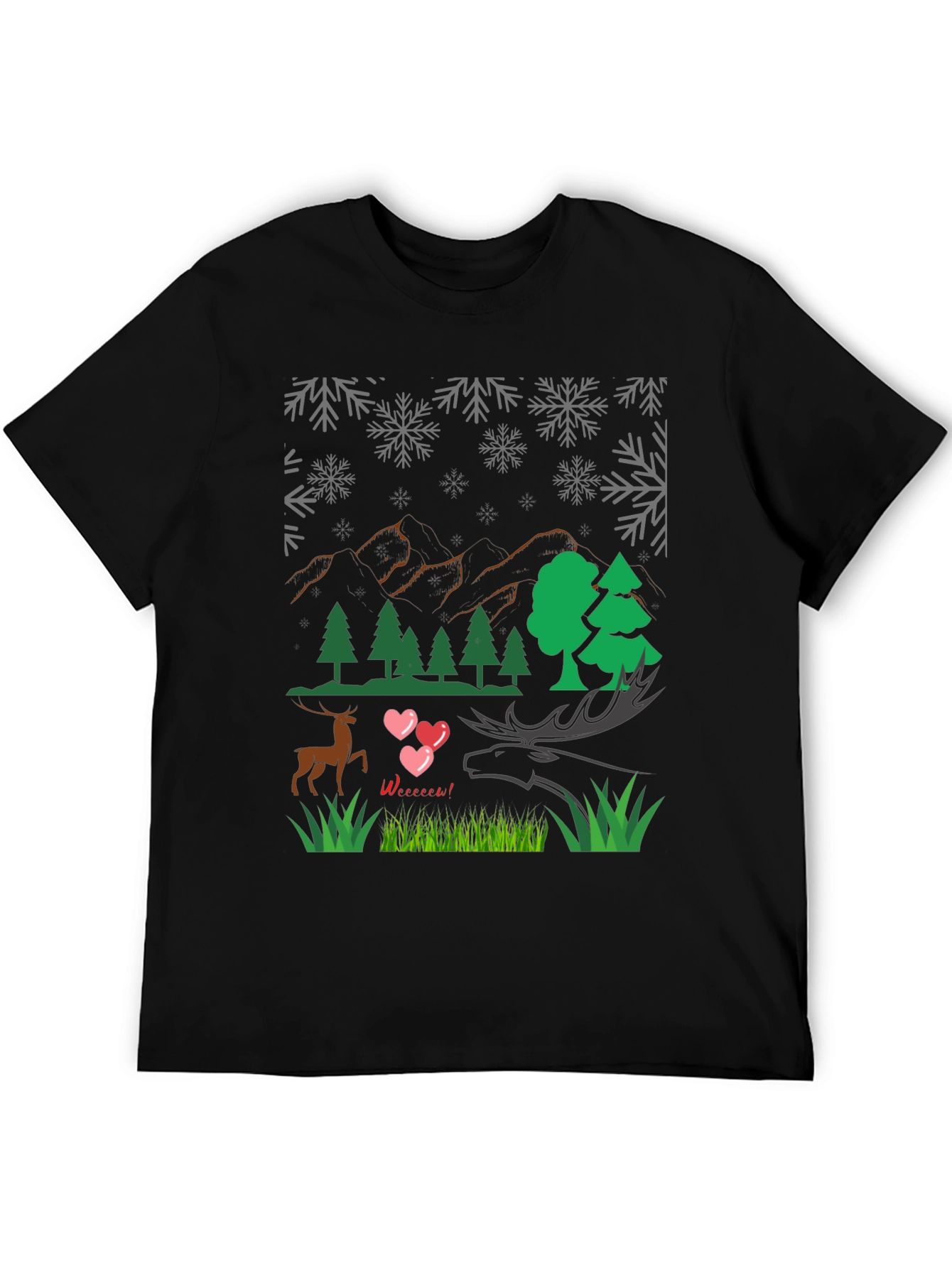 Winter Deer Love T-Shirt