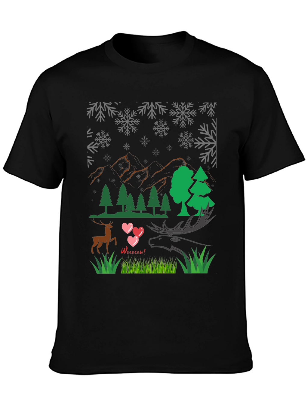 Winter Deer Love T-Shirt