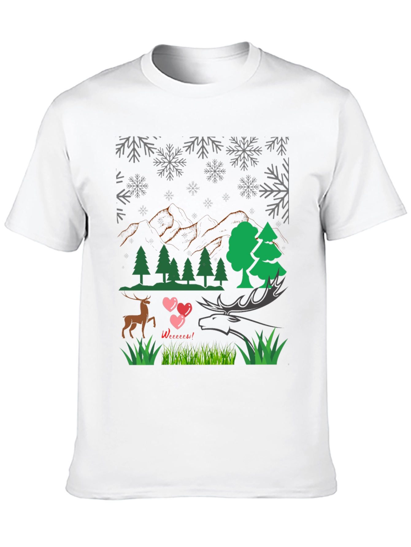 Winter Deer Love T-Shirt