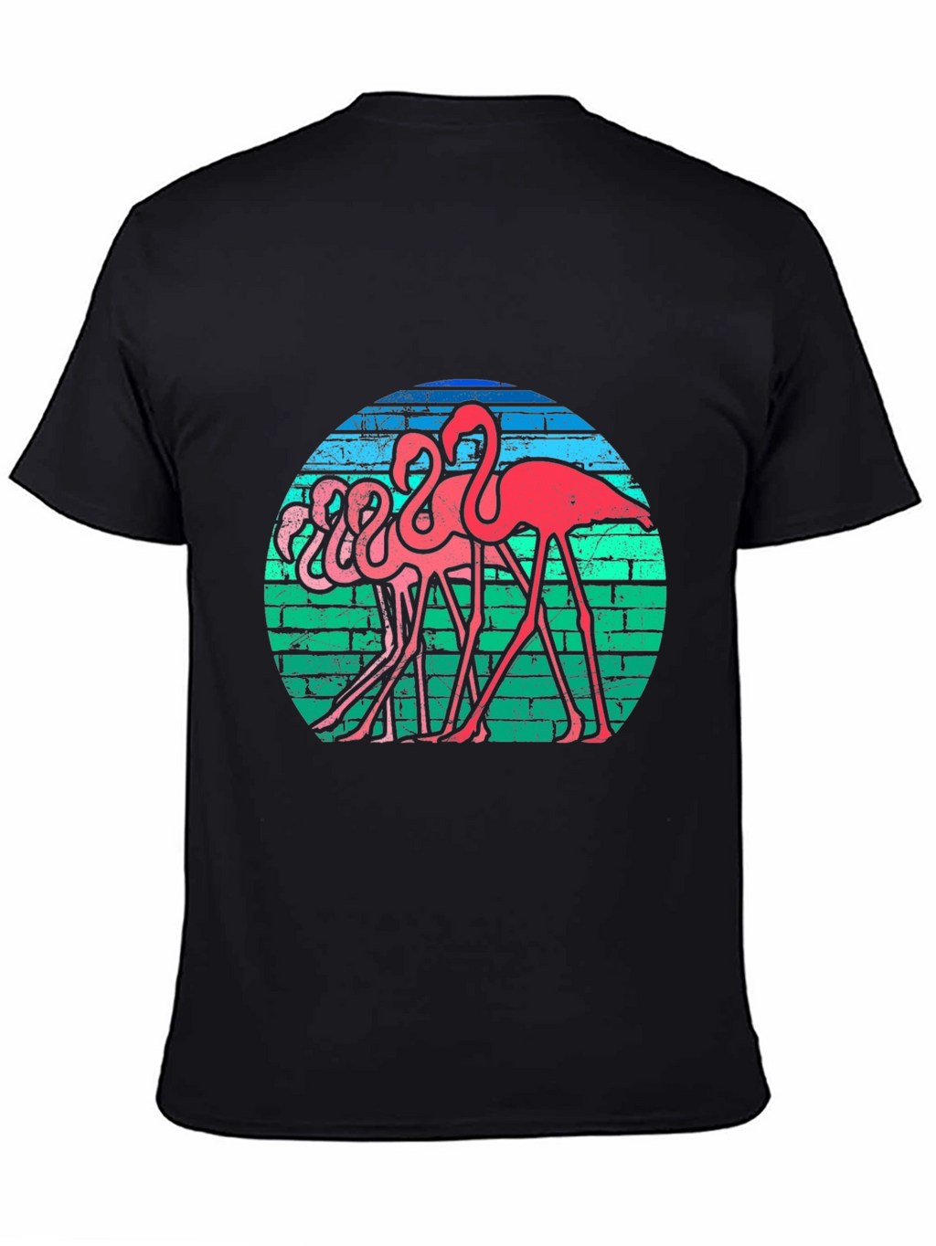 Retro Flamingo T-Shirt - Funky Bird Graphic Tee