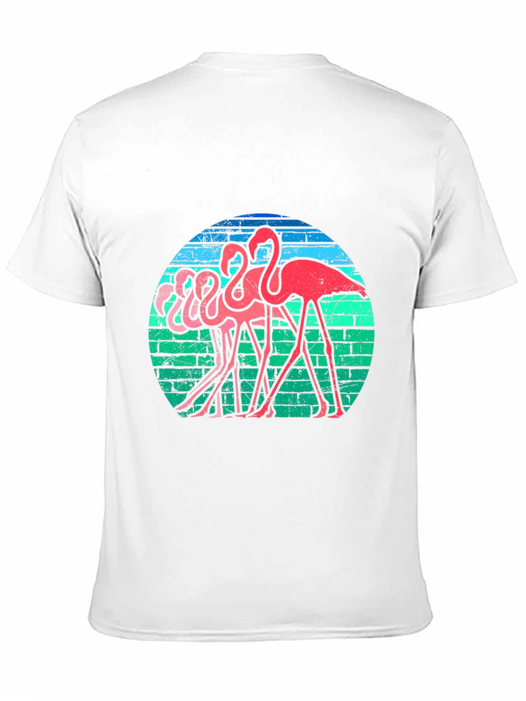 Retro Flamingo T-Shirt - Funky Bird Graphic Tee