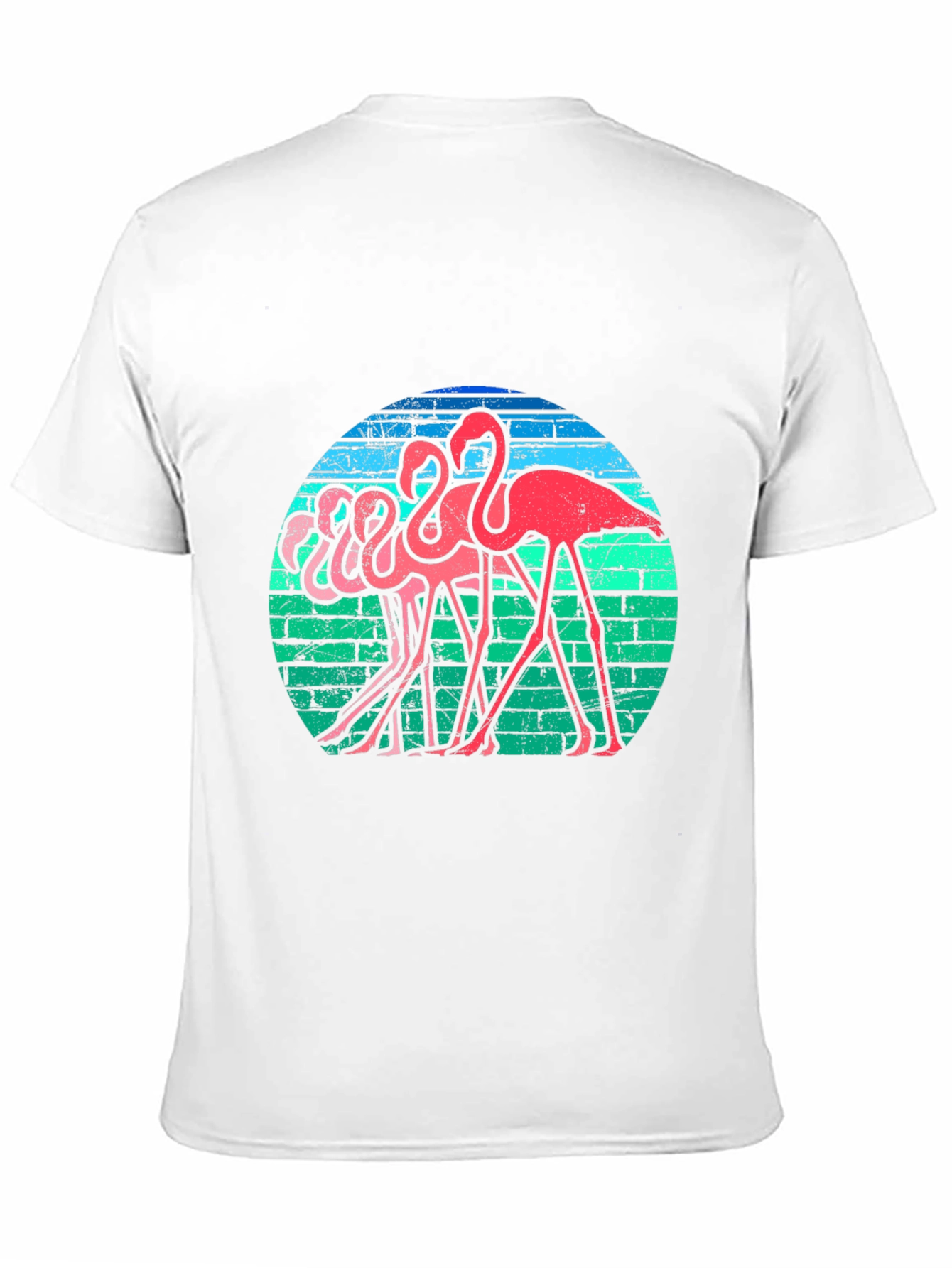 Retro Flamingo T-Shirt - Funky Bird Graphic Tee
