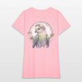 Watercolor Monk Flower Crown Parakeet Quaker Parro